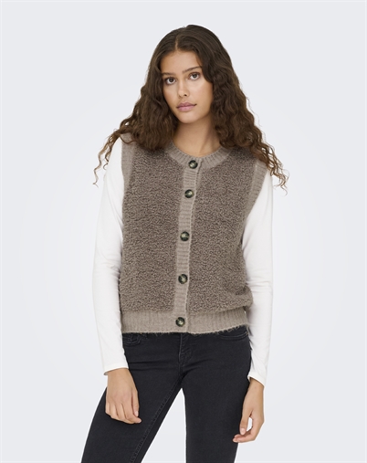  JDY - JDYEira Life Button Vest - Mountain Trail